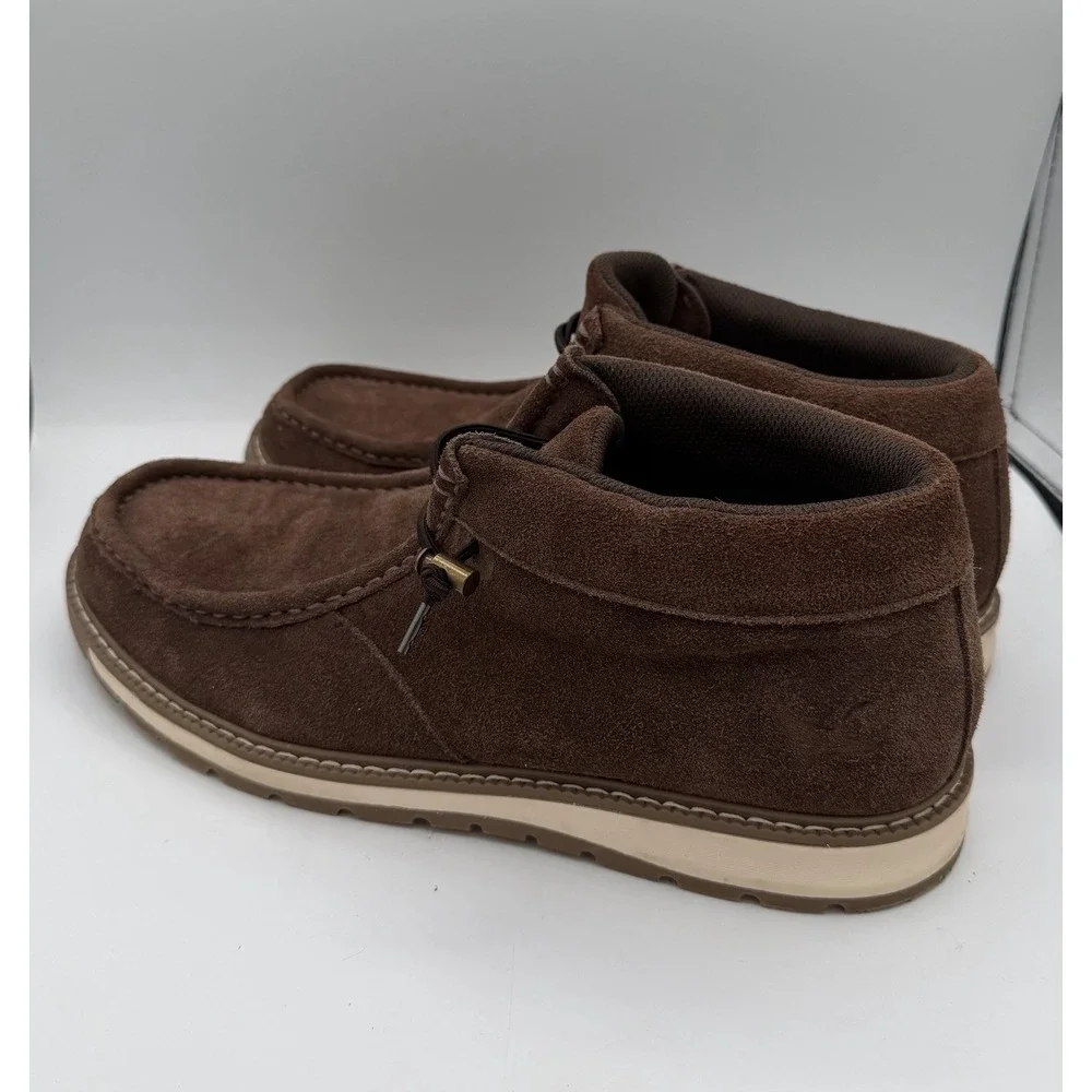 Eddie Bauer Mens Chukka Boots Brown Suede Size 12 M